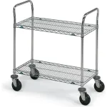 Metro® Super Erecta® Stainless Steel Wire Shelf Carts
