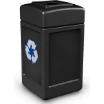 Plastic Decorative Recycling Cans