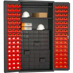 Extra Heavy Duty Small Parts Storage Bin Cabinets