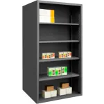 Durham Heavy Duty Closed Steel Shelving