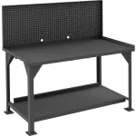 Durham Welded Fixed Height Workbenches with Panel