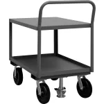 Steel Low Deck Service Carts with Floor Locks