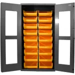 Heavy Duty Clear View Bin Cabinets