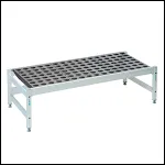 Aluminum Dunnage Rack with Polymer Inserts