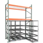 Pipp® High Density Aisle Free Storage Systems with Boltless Shelving