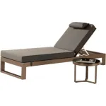 Aluminum Chaise Lounge Chairs with Cushions