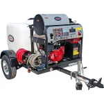 Gas Hot Water Trailer Mount Pressure Washers