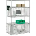 Nexel® Chrome Security Shelving Units