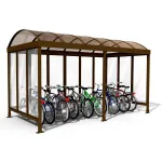 Bike Storage Shelters - Hip Roof