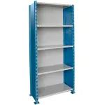 Hallowell® H-Post Standard Duty Closed Steel Shelving
