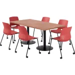 Table & Caster Chair Sets 