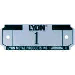 Lyon® Locker Number Plates
