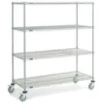 Chrome Wire Shelf Trucks