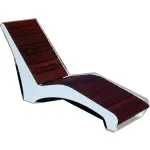 Wood Plank/Steel Lounge Chairs
