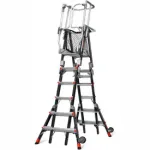 Aerial Safety Cage Ladders
