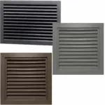 Activar Steel Door Louvers - Inverted "Y" Blade, Self-Attaching & Screw-In Louvers