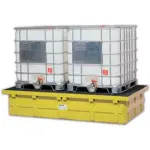 Forkliftable Poly IBC Spill Control Stations