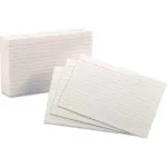 White Index Cards
