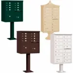 Pedestal Mounted Cluster Mail Box Units