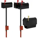 Aluminum Post Top Mount Mailboxes
