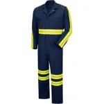 Red Kap® Enhanced Visibility Action Back Coverall