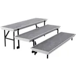 National Public Seating® - TransPort Portable Risers And Guard Rails