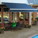 Awntech 10'W Heavy-Duty Motorized Retractable Awnings