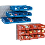 Louvered Wall Panels with Bins