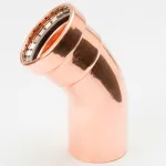 Press Copper 45 Degree Elbows