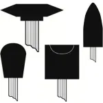 Mounted Points - 1/4 Shank Diameter