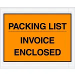 Packing List Envelopes - Packing List/Invoice Inclosed