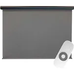 Rechargeable Motorized Outdoor Sun Shade With Protective Valance