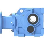 WWE KHN Helical Bevel Reducer-Foot Mount