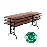 Adjustable Height Folding Tables