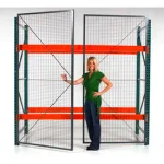Wirecrafters RackBack® Wire Mesh Pallet Rack Enclosures