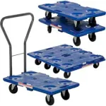 Plastic Interlocking Solid Deck Dollies