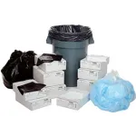 Heavy-Duty 55 gal. Contractor Bags - (40-Count, 3 mil) - 38 in. x 58 in. Large Black Plastic Trash Can Liners