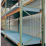 Pallet Rack Spill Control Sumps
