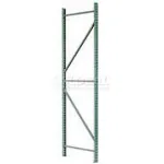 Interlake Mecalux Welded Tear Drop Pallet Rack Upright Frames