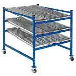 UNEX Mobile Gravity Flow Racks