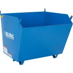 Steel Low-Profile Self-Dumping Forklift Hoppers