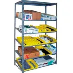 Tennsco Boltless Sloped Flow Racks