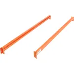 Global Industrial™ Unslotted Steel Pallet Rack Beams
