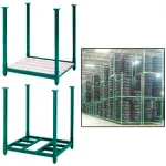 Steel King Portable Stack Racks with Deck
