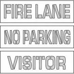 Parking Lot Stencils