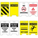 Facility A-Frame Floor Signs