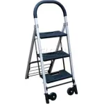 Aluminum Folding Step Ladders with Casters