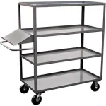 Steel Order Picking Stock Shelf Trucks