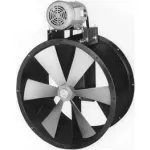 Explosion Proof Tube Axial Belt Drive Duct Fans For Wet Environments