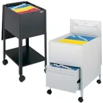 Mobile Steel Tub File Carts